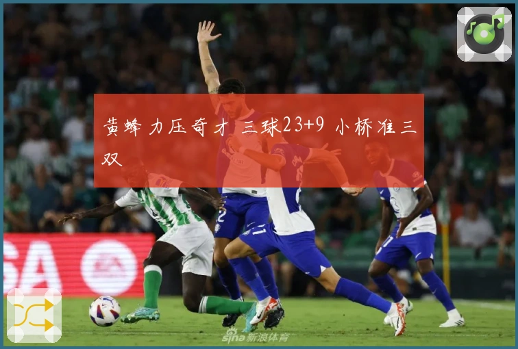 黄蜂力压奇才 三球23+9 小桥准三双